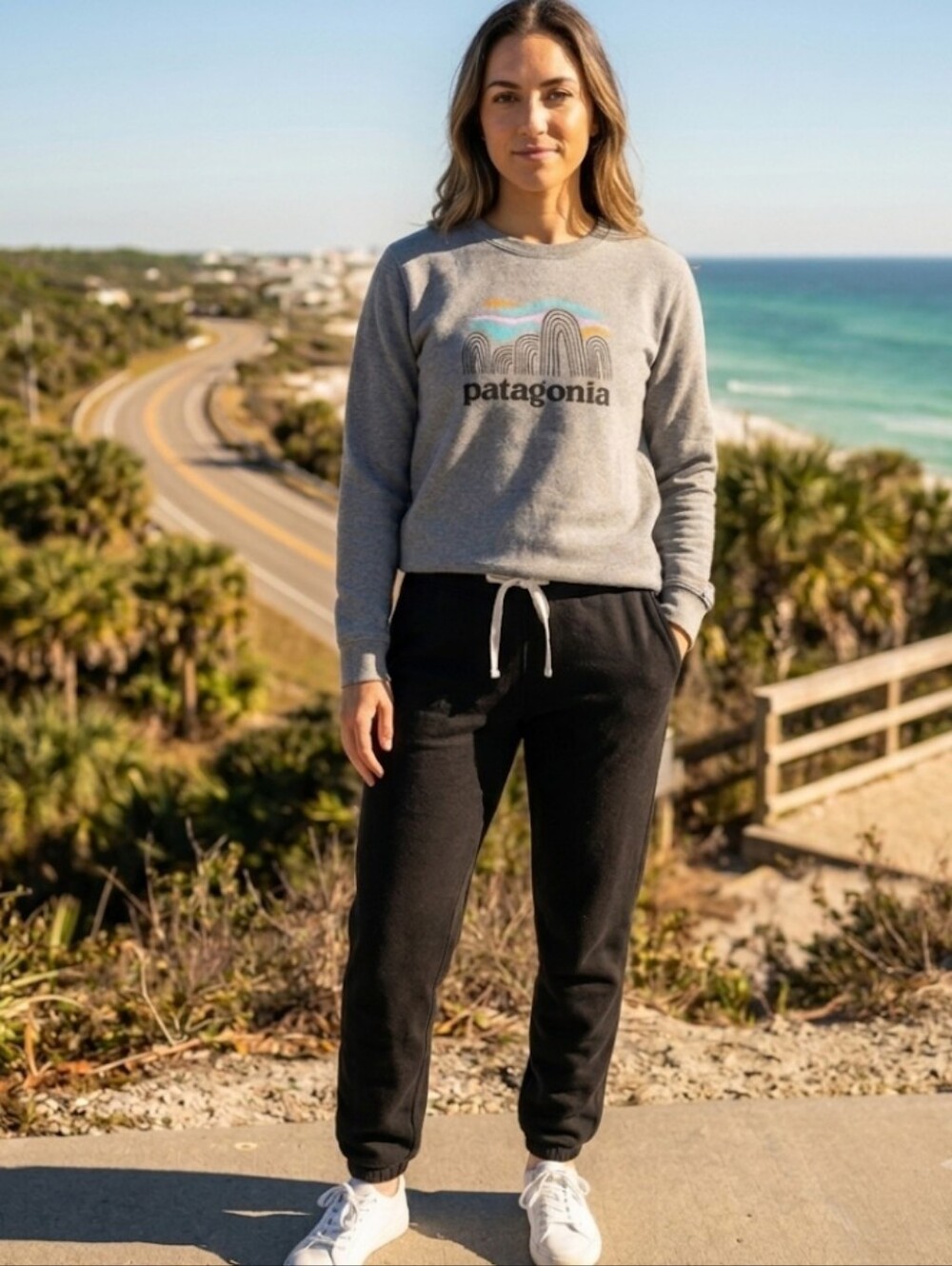 Patagonia Uprisal Graphic Crewneck Sweatshirt​ Size S